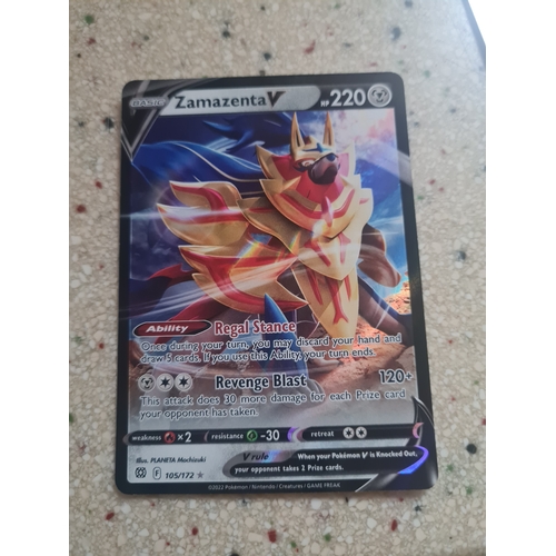 017P - Zamazenta pokemon card