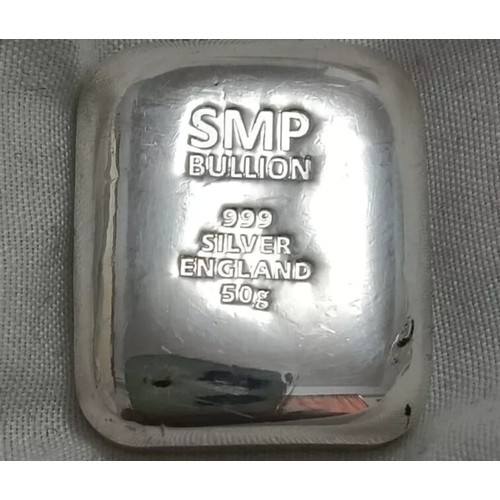 650 - 50g Fine .999 SILVER - SMP BAR