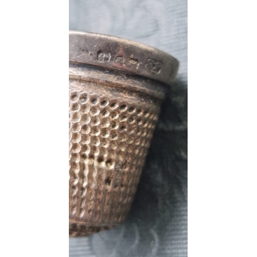 012Z - Sterling silver thimble