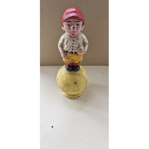 132 - Antique American national league football money box