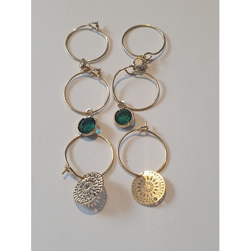 36C - Collection of NewHoop Earrings