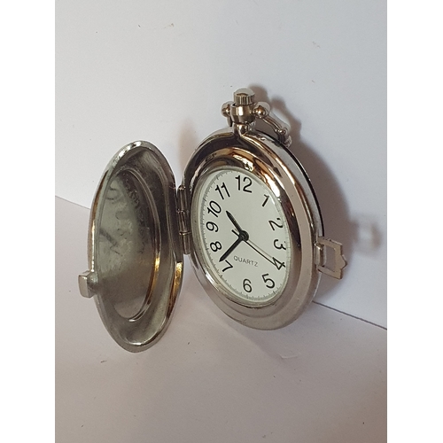 92R - Plain Cased Pocket Watch