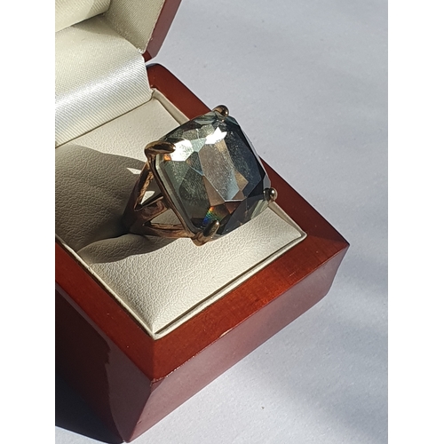 106 - Large Single Stone Ring