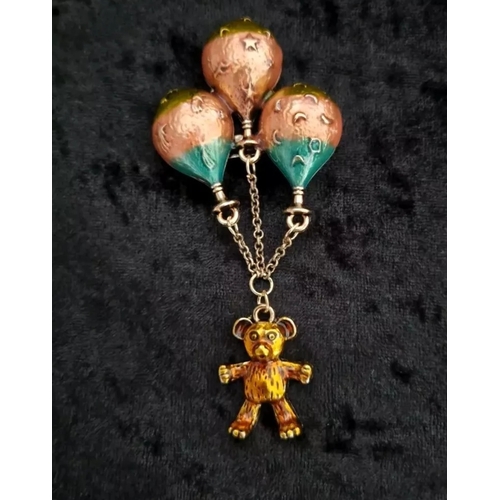 83 - Teddy bear broach