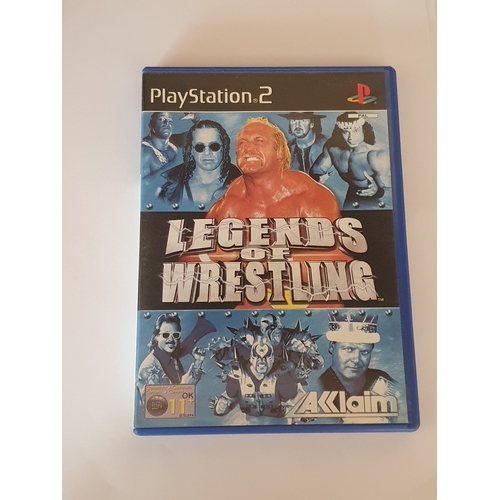 63G - Playstation 2 Game Legends Of Wrestling