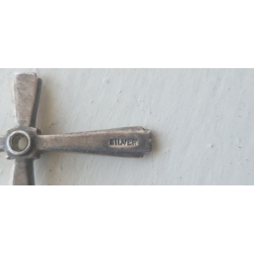 13O - Large silver crucifix