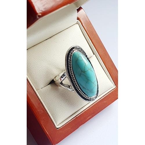 50R - Large Oval Stone Ring