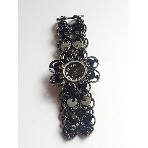49L - Lovely diamante bracelet watch