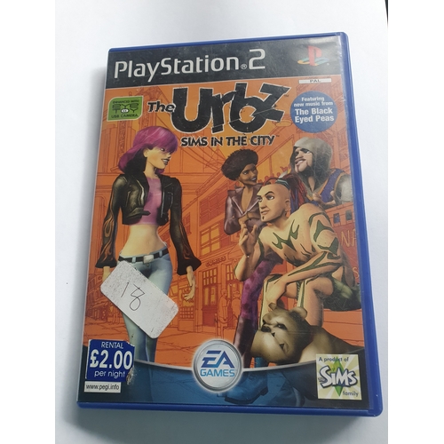 49F - Playstation 2 Game The Urbz Sims In The City