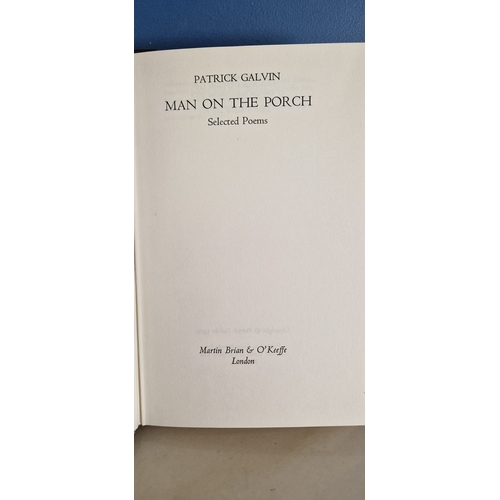 20 - Patrick Galvin poetry. Man on the moon. Hardback 1st edition 1979