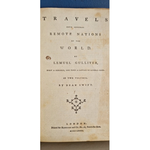 21 - The novelists magazine 1782. Containing Gullivers Travels.