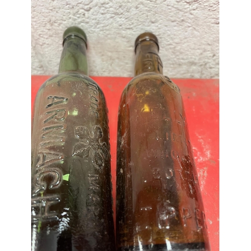 100 - 2 Antique bottles, Kirker & Co Ltd , Kelly & Co