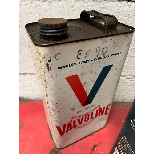 23 - Collection of Vintage oil cans etc.