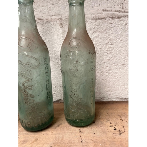 34 - O’Briens & Co Dublin, Draper Dublin Vintage bottles.