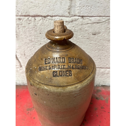 37 - Edward Brady earthenware jar.