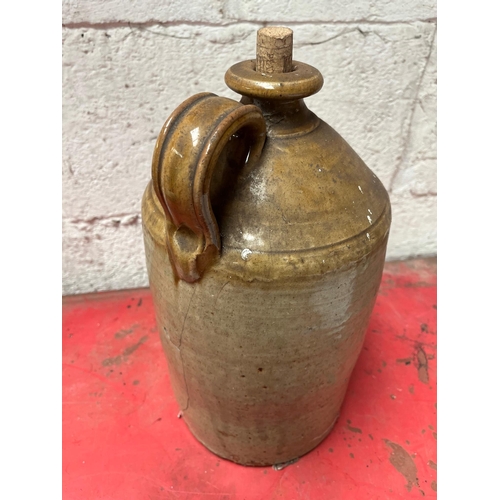 37 - Edward Brady earthenware jar.