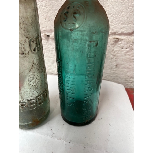 76 - 2 Antique Bottles, Morton &Co, P O'Meara