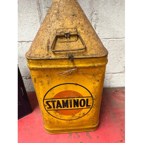 50 - Staminol Irish Oil  and foam compound can.