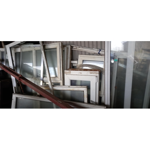 1239 - Large Lot of PVC Windows and Doors