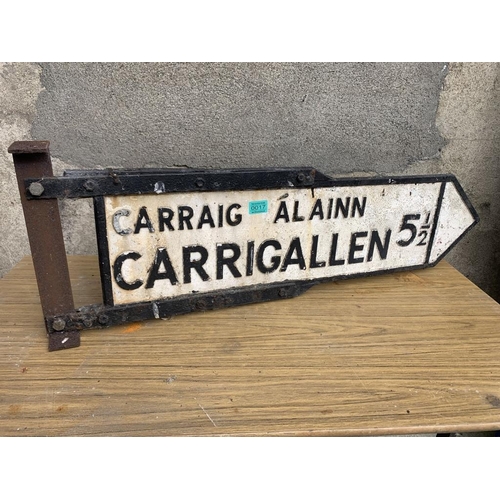 17 - Carrigallen finger sign. {W 39 cm x H 30 cm}