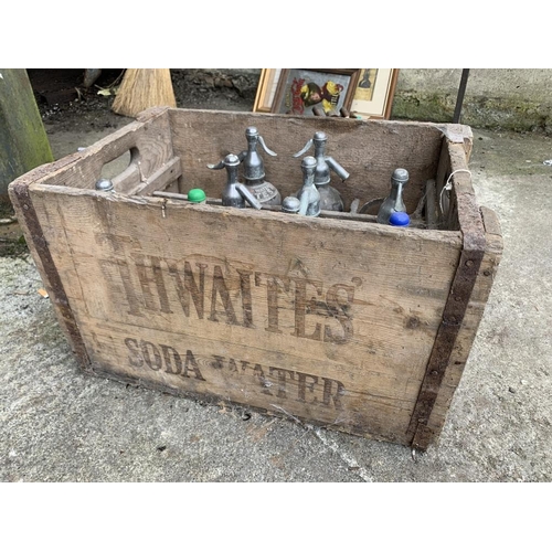 191 - Rare collection of Syphons - original Thwaites box