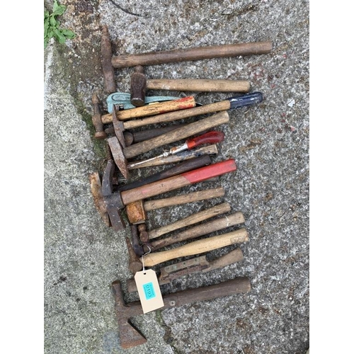 193 - Collection of hammers, axes etc.