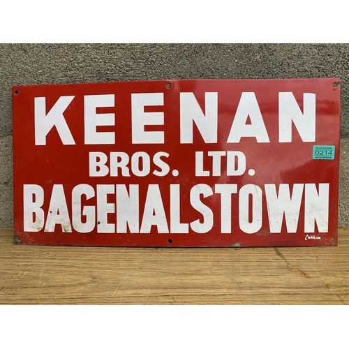 214 - Keenan Bros. Ltd. Bagnelstown.