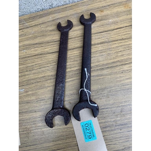 279 - Two Massey Ferguson wrenches.