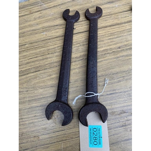 280 - Two Massey Ferguson wrenches.