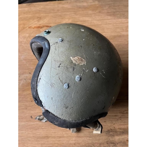 311 - Vintage motorbike helmet. {20 cm W x 22 cm H}