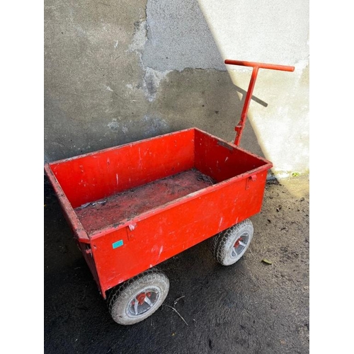 361 - Hand cart. {68 cm W x 65 cm H x 120 cm D}