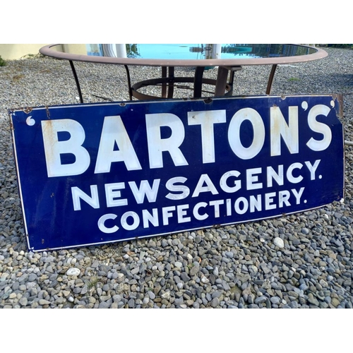 502 - Irish 5 Ft Enamel Sign c.1920 