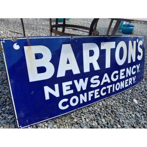 502 - Irish 5 Ft Enamel Sign c.1920 