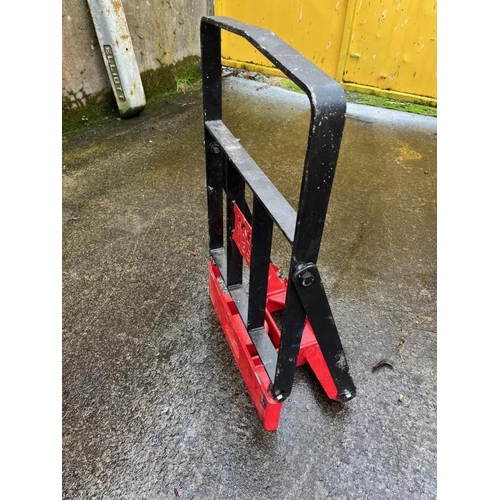 622 - Massey Ferguson weight carrier and grill guard. {60 cm W x 93 cm H x 30 cm D}