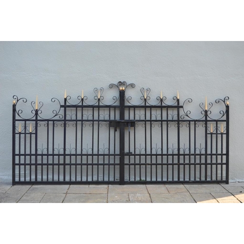 717 - Pair of Metal Entrance Gates