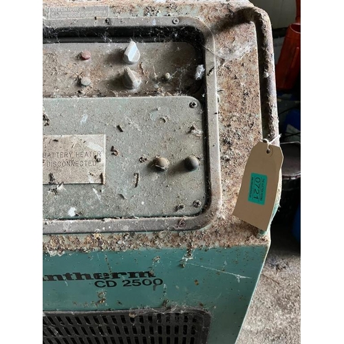 721 - Dantherm CD 2500 dehumidifier as found. {110 cm W x 58 cm H x 60 cm D}