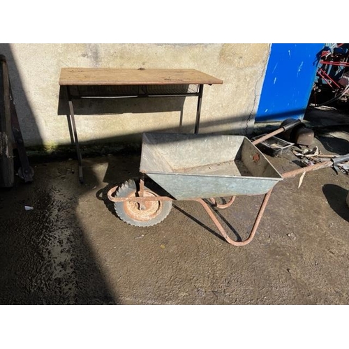 772 - Vintage wheelbarrow.