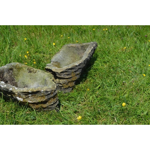 808 - Pair of Stone Troughs