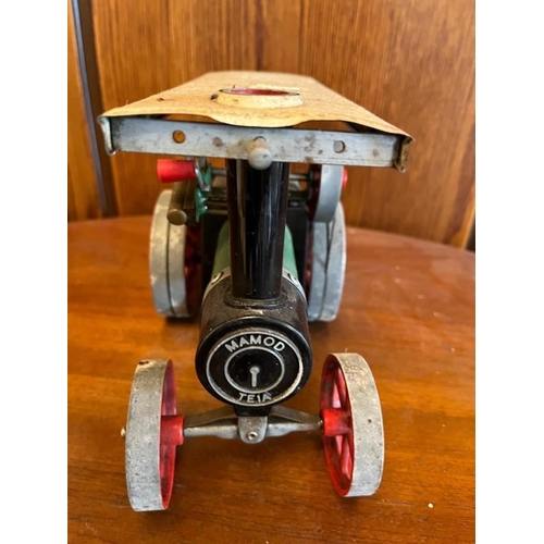 925c - Mamod steam tractor model. {32 cm W x 17 cm H x 10 cm D}