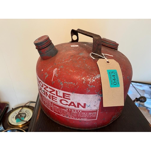 443 - Slingsby American Gasoline can. {28 cm W x 20 cm H}