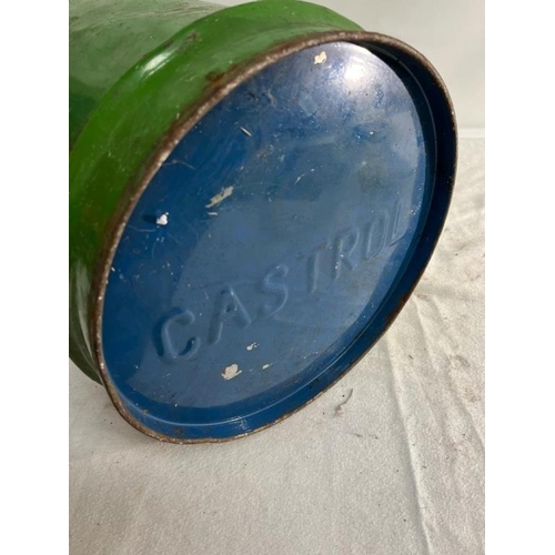 119 - Castrol 5 Gallon Vintage Petrol Can (embossed on base) - (33cm x 56cm)