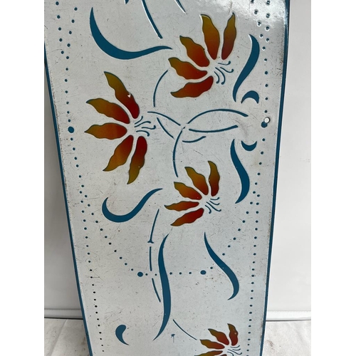 173 - Decorative Enamel Panel (30cm x 107cm)