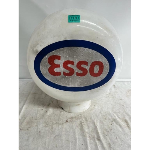 181 - Esso Petrol Pump Globe - contemporary (38cm x 42cm)