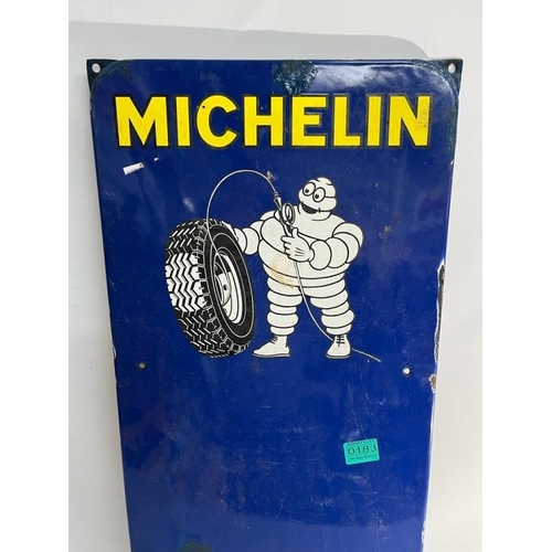 183 - Michelin Enamel Garage Sign (34cm x 84cm)