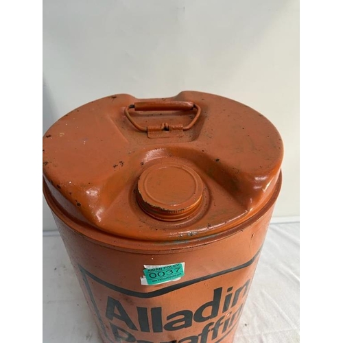 37 - Aladdin Paraffin 5 Gallon Can (29cm x 44cm)