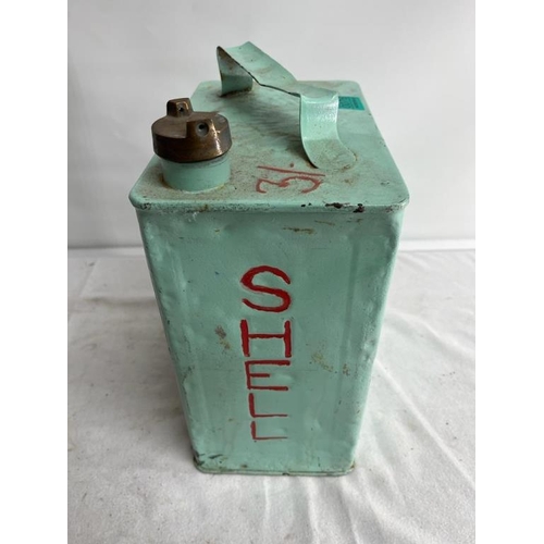 76 - Shell Motor Spirit (2 Gallon) Petrol Can