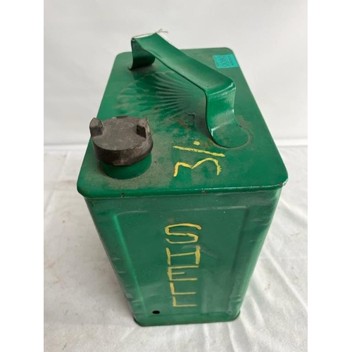 80 - Shell Motor Spirit 2 Gallon Petrol Can (repainted)