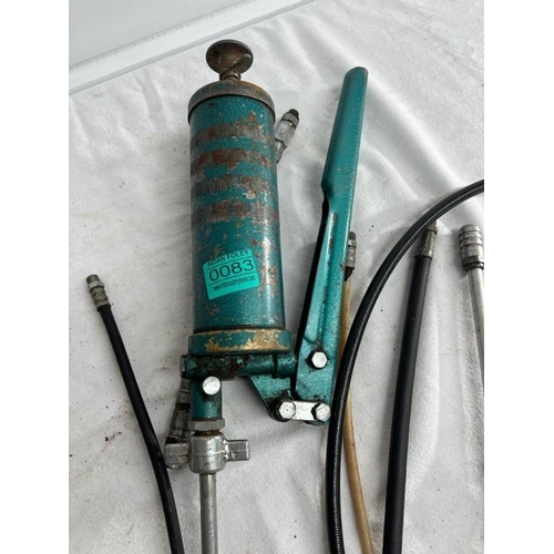 83 - Vintage Grease Gun with extra connections