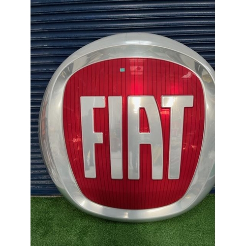 635 - Fiat Main Dealers Plastic Sign (160cm)