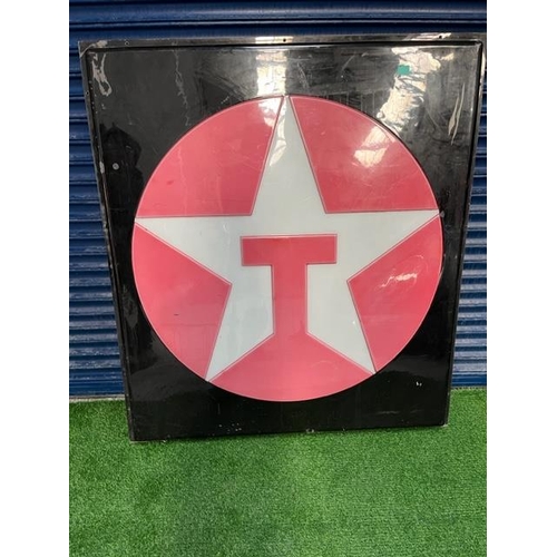 638 - Large Texaco Plastic Forecourt Sign (127cm x 140cm)